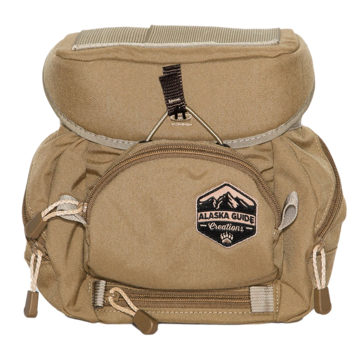 Alaska Guide Creations Classic HBS With M.A.X. Pocket Binocular Harness Coyote Brown ACM-CB