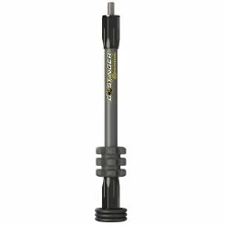 Bee Stinger Stabilizers Bee Stinger Stabilizer MicroHex Hunter 8″ W/ Vibration Dampener Grey MHX08GY