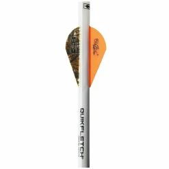 Bohning Archery Equipment Bohning Blazer QuikFletch Vanes 6 Pack Neon Orange / Camo Blazer Standard 101001NOC
