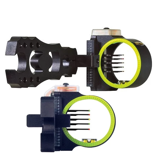 Black Gold Bow Sights Black Gold Bowsights Rush 5 Pin .019 Left Hand FPRU5-L