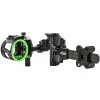 CBE Custom Bow Equipment CBE Sights TREK PRO 3 Pin Sight .010 Right Hand CBE-TKP-3-RH-10 W/ Sight Light