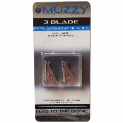 Muzzy Broadheads Muzzy Standard Replacement Broadhead Blades 100 Grain 6 Pack 320