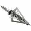 TruGlo Crossbow Broadhead Titanium X Fixed 4 Blade 100 Grain 1 3/16″ Cut 3 Pack TG3204AX