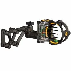 Trophy Ridge Sight React H4 4 Pin .019 Bow Sight W/ Sight Light Left Hand AATS0014L19