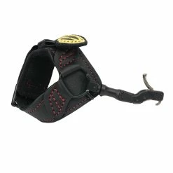 Tru-Fire Releases Tru Fire Release Hardcore Buckle Foldback Strap Black Wrist Release HDBBLKF