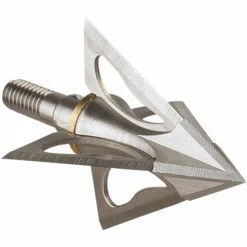 Wac'Em Archery Broadheads Wac’Em Broadhead Fixed 4 Blade 100 Grain 3 Pack With Free Strobing FIT Nock WA4100
